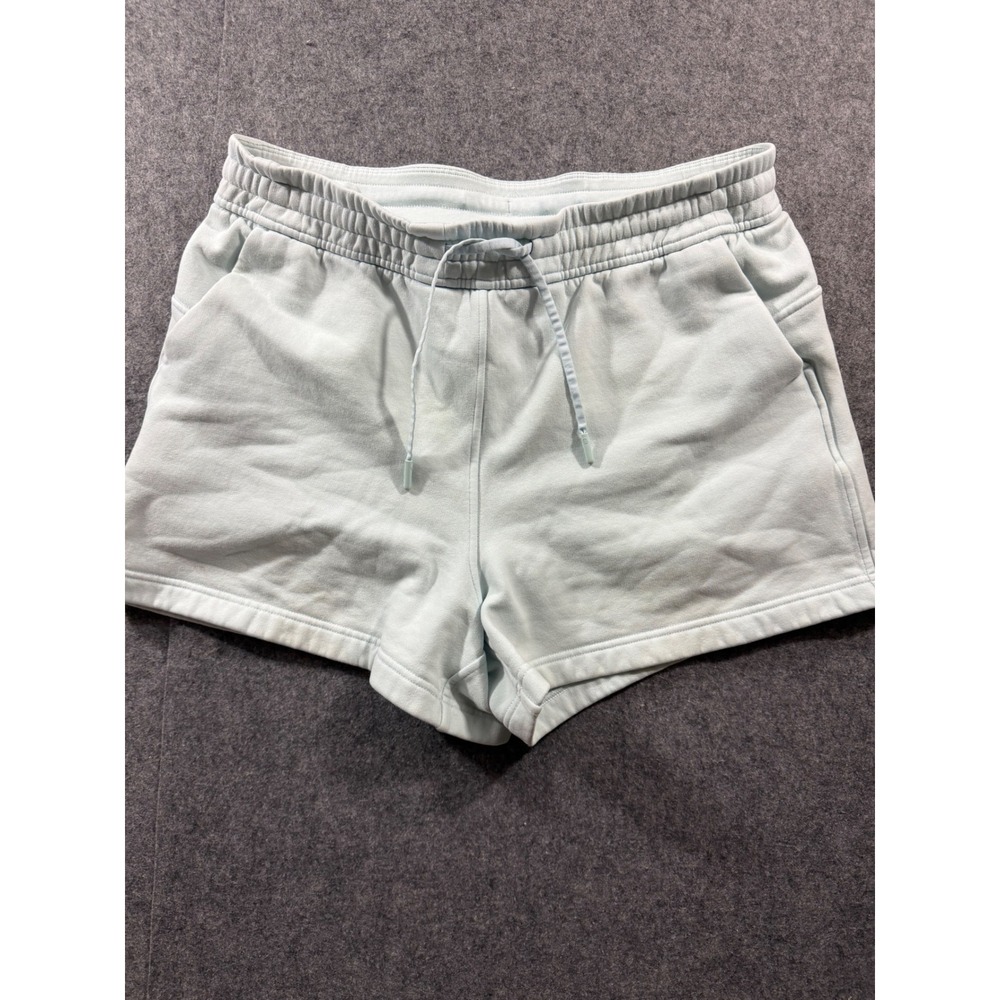 Lululemon Scuba HR Fleece Lounge Shorts Size 10 Pastel Mint Green LW7BXJS